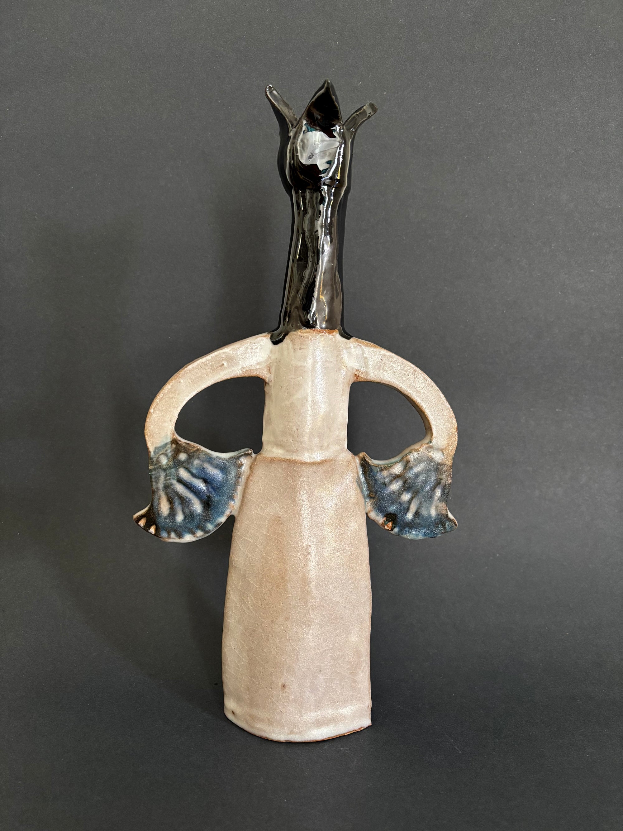 Two papyrus candle holder