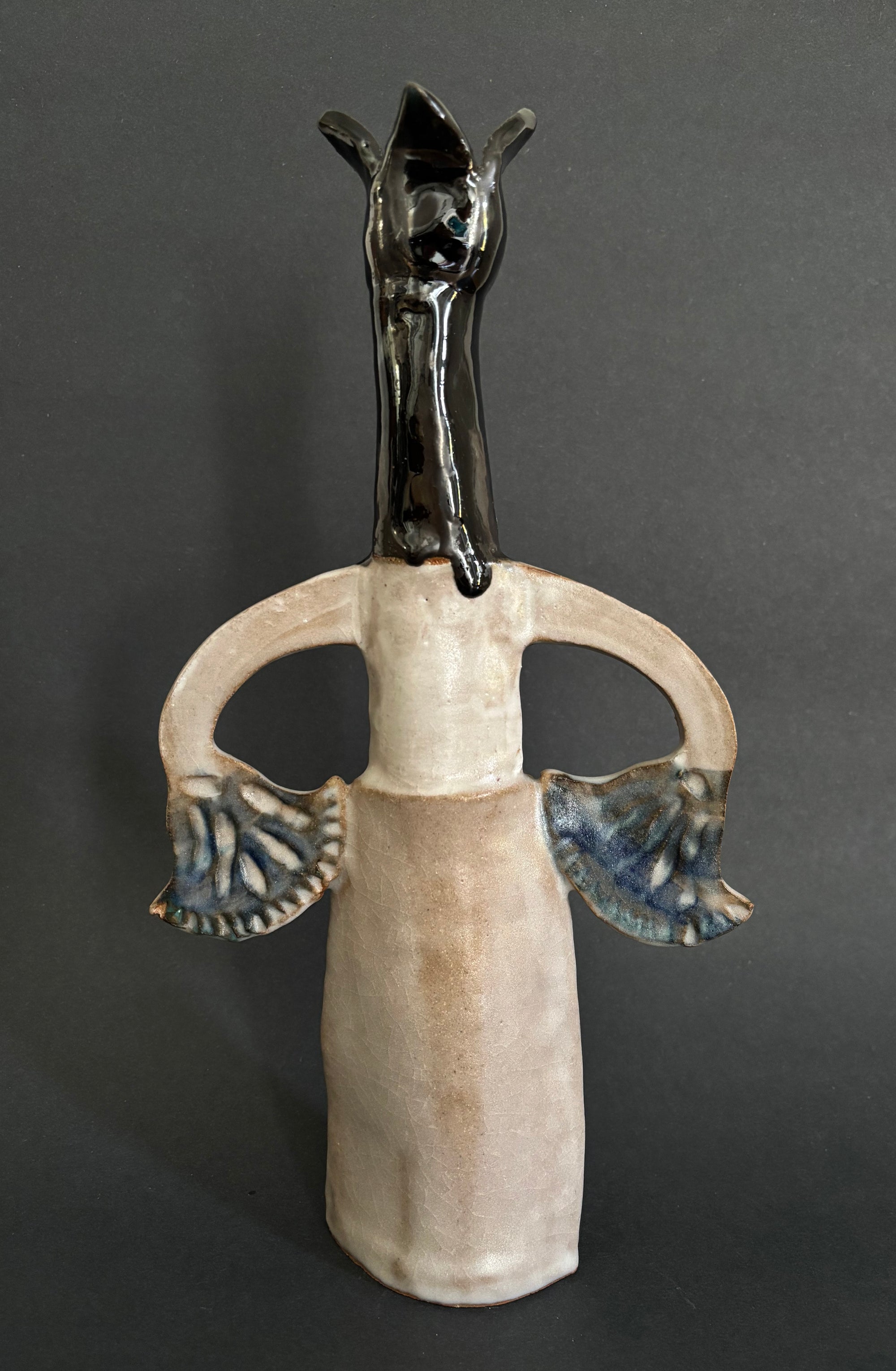 Two papyrus candle holder