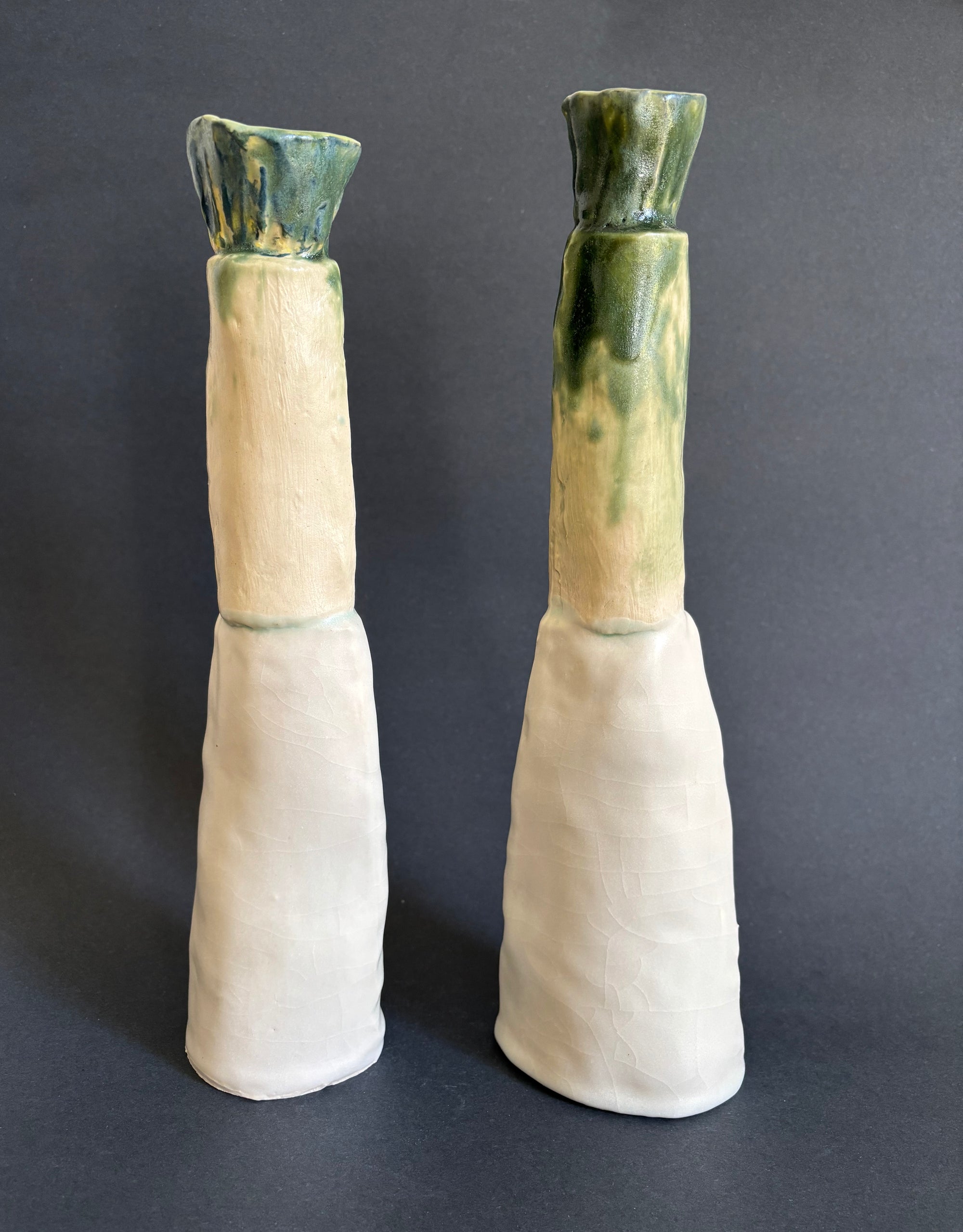 Lotus pods - Candle holder pair