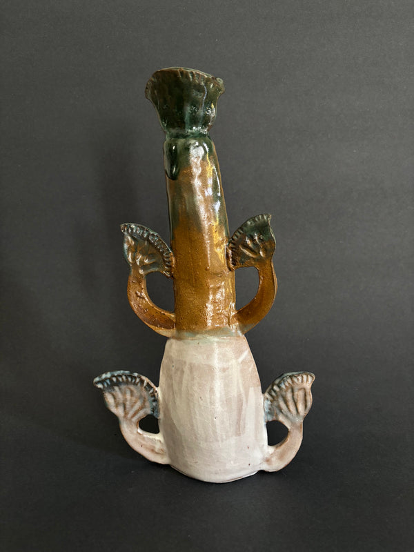 Four papyrus candle holder