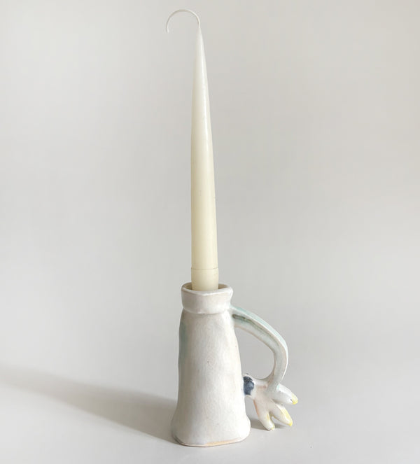 one Cyclamen Candle holder / Pastels