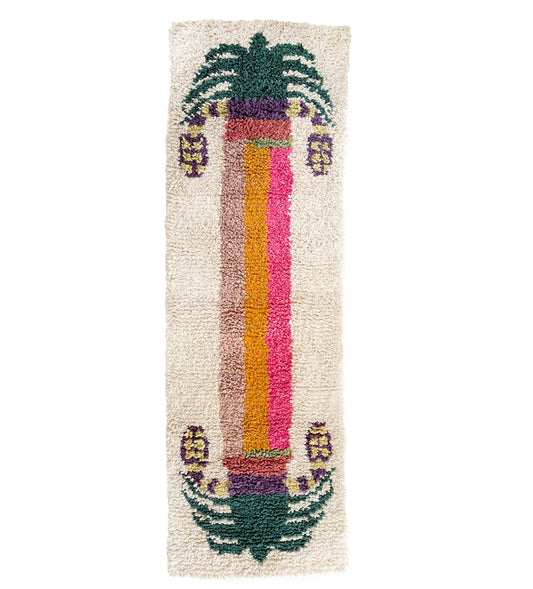 Date palm Tree Rug in mix colors - Runner
