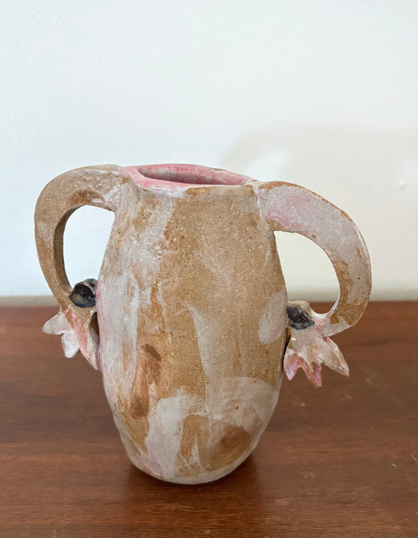 Pink cyclamens - vases