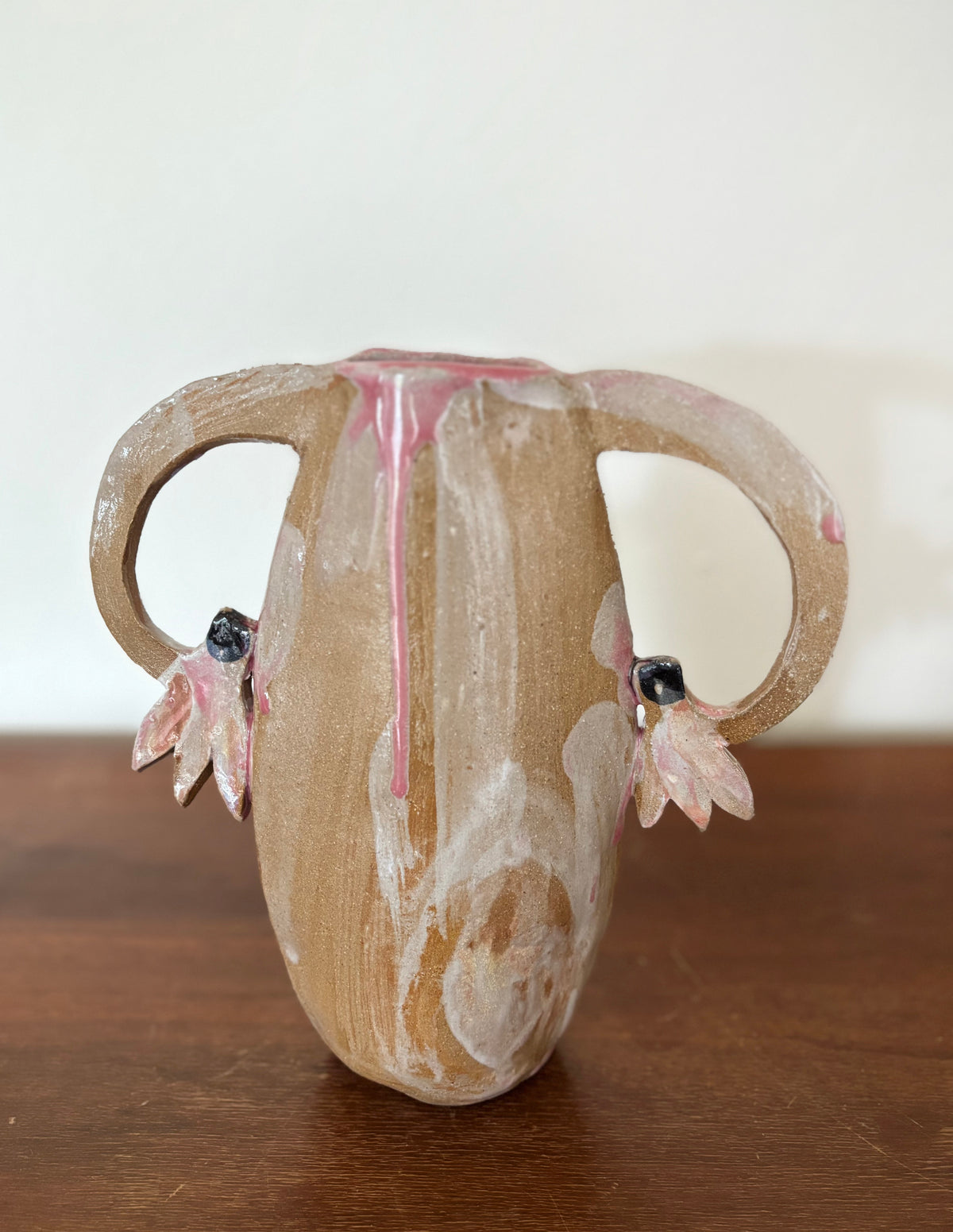 Pink cyclamens - vases