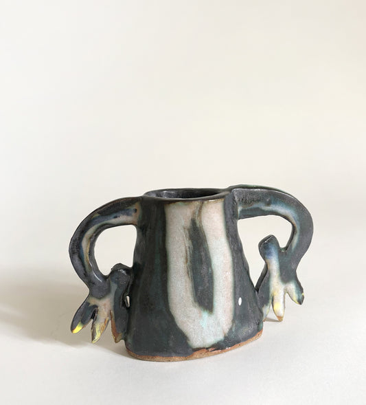 Two Cyclamen tiny Vase