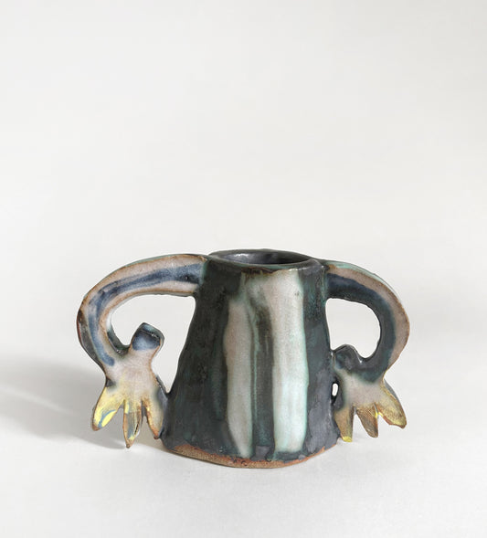 Two Cyclamen tiny Vase