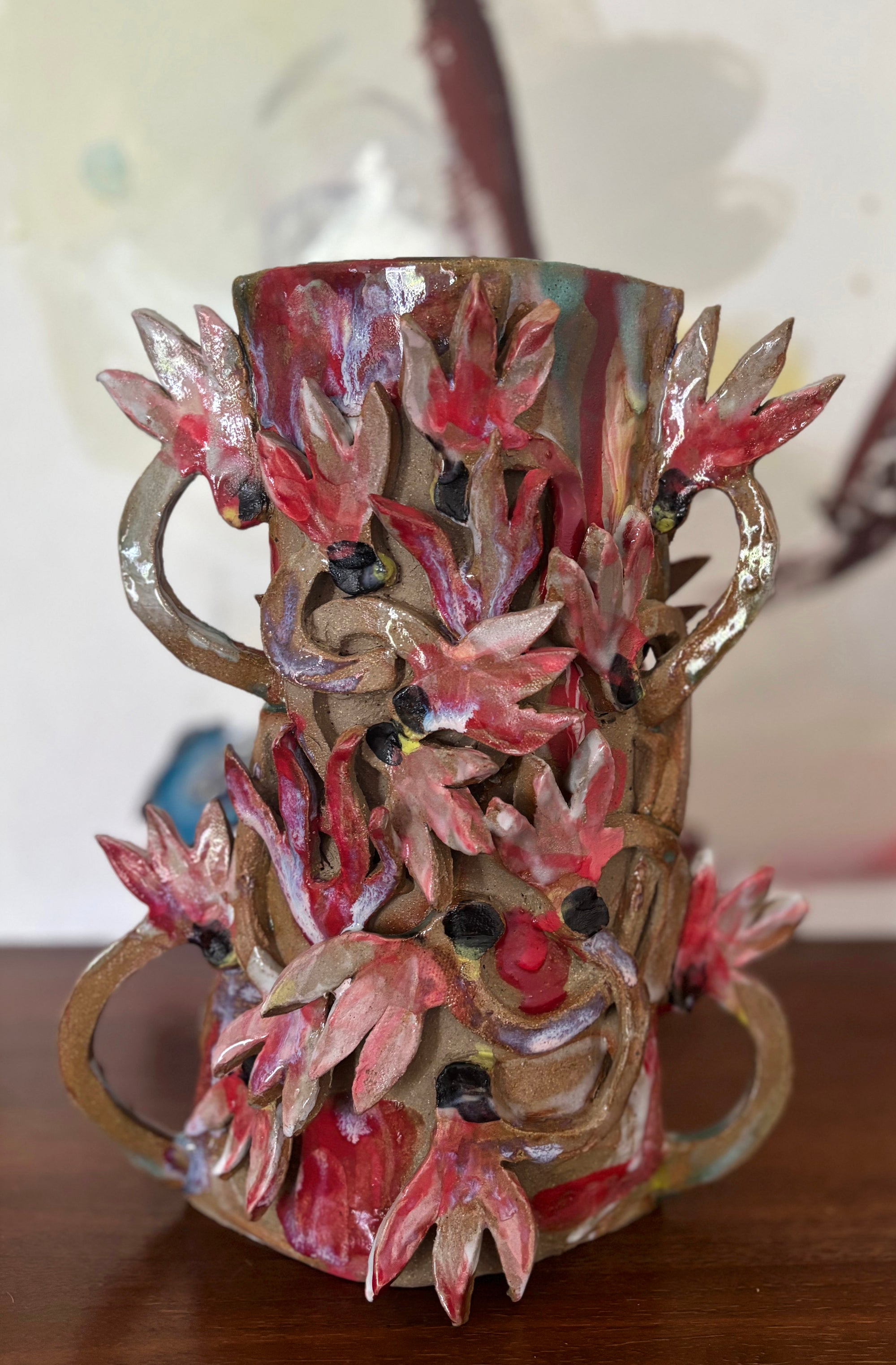 Cyclamens in the wild - Vase 3