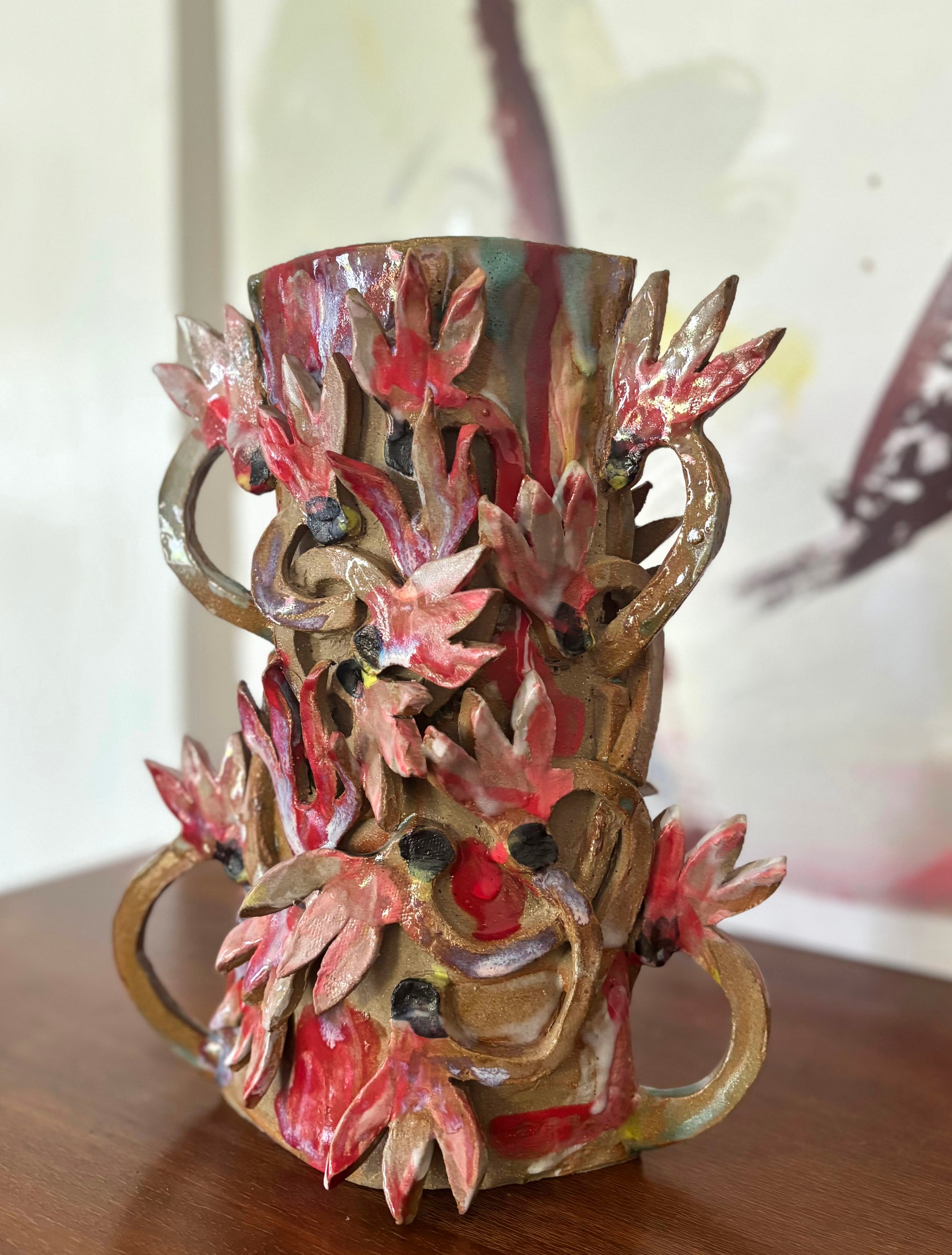 Cyclamens in the wild - Vase 3