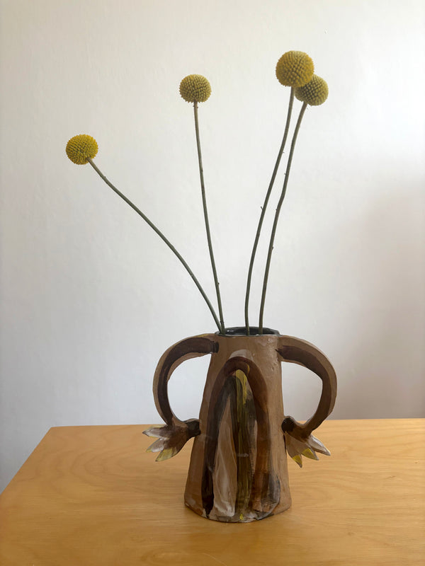 Two cyclamens on top of the mountain - vase 1