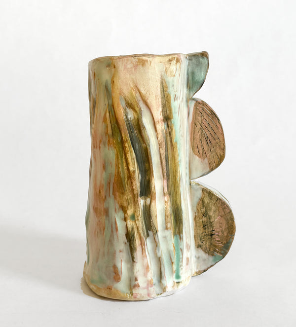 Vase with mountains