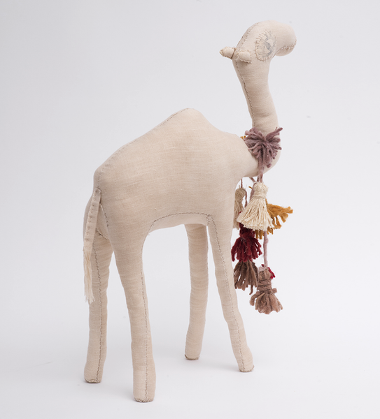 Family Of 3 Camels with Wool tassels