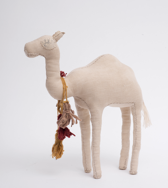 Family Of 3 Camels with Wool tassels