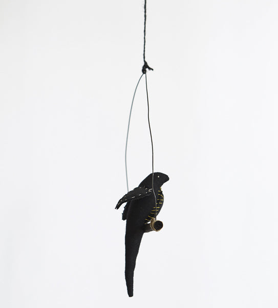 bird on a wood perch #2